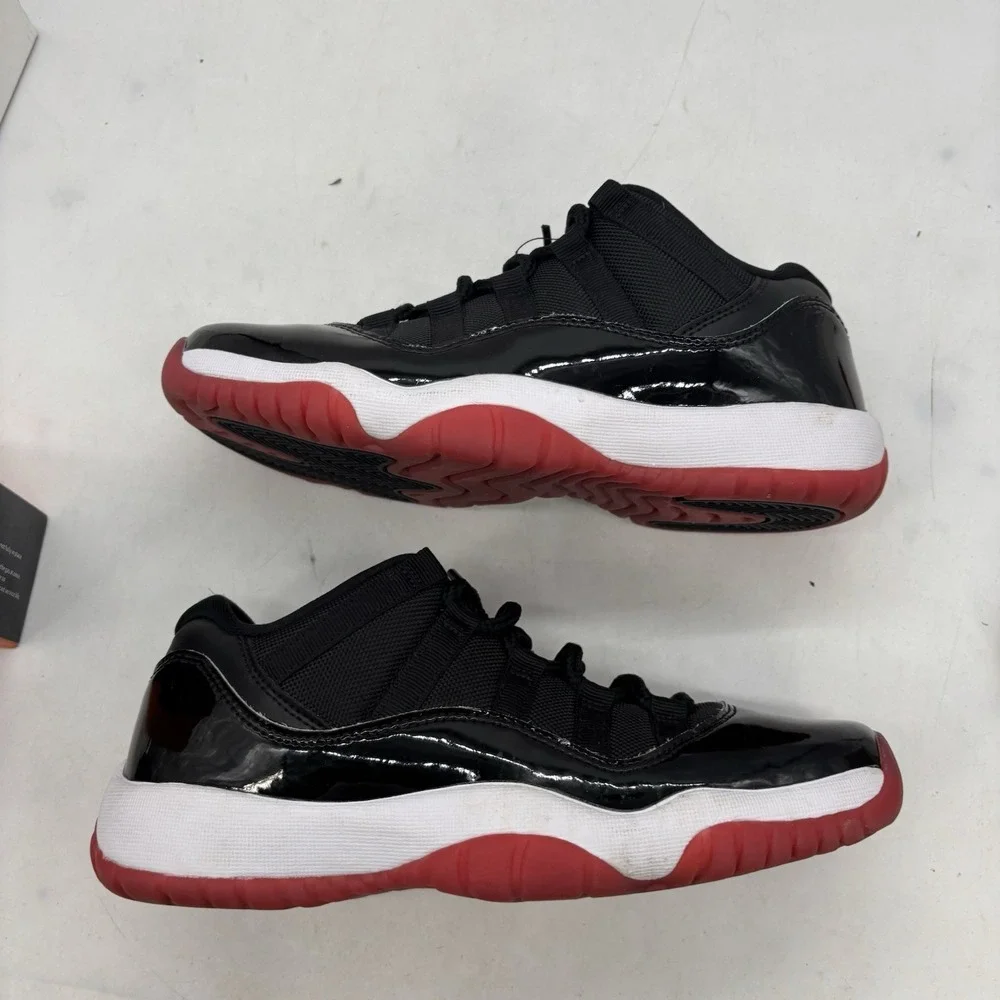 Nike Air Jordan 11 Shoes Kids 7Y Youth Retro Low GS Bred 2025 - FV5121-006